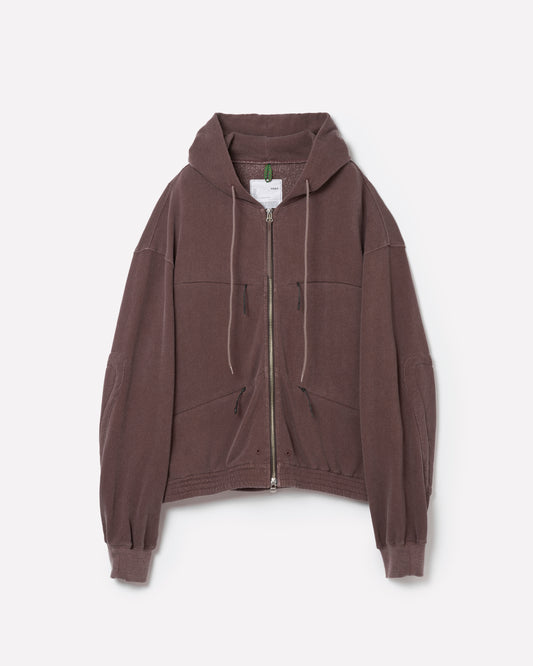 PIGMENT DYE 5ZIP HOODIE