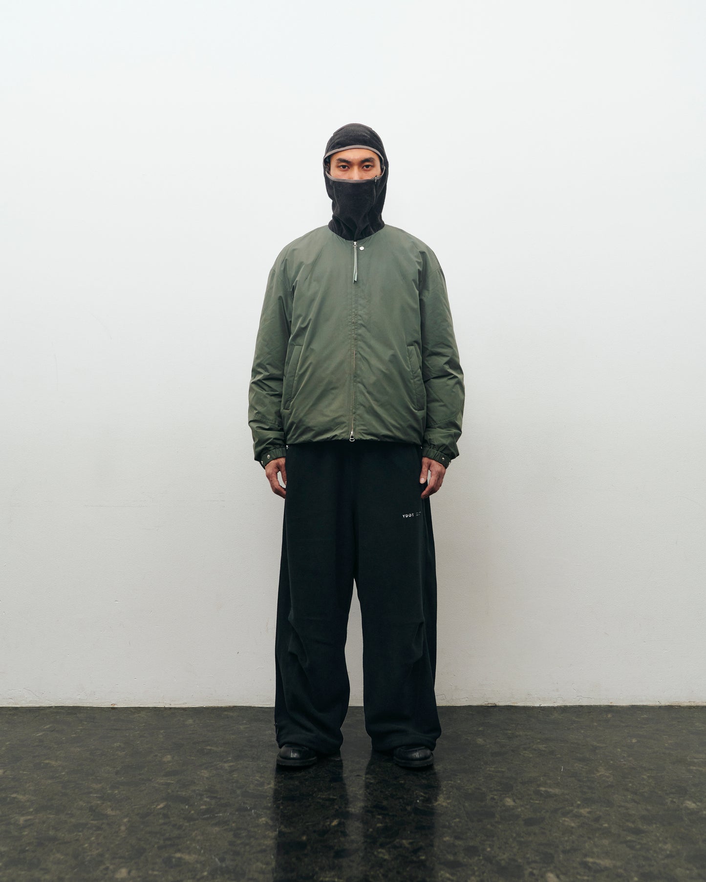 COLLARLESS BOMBER DOWN JACLET