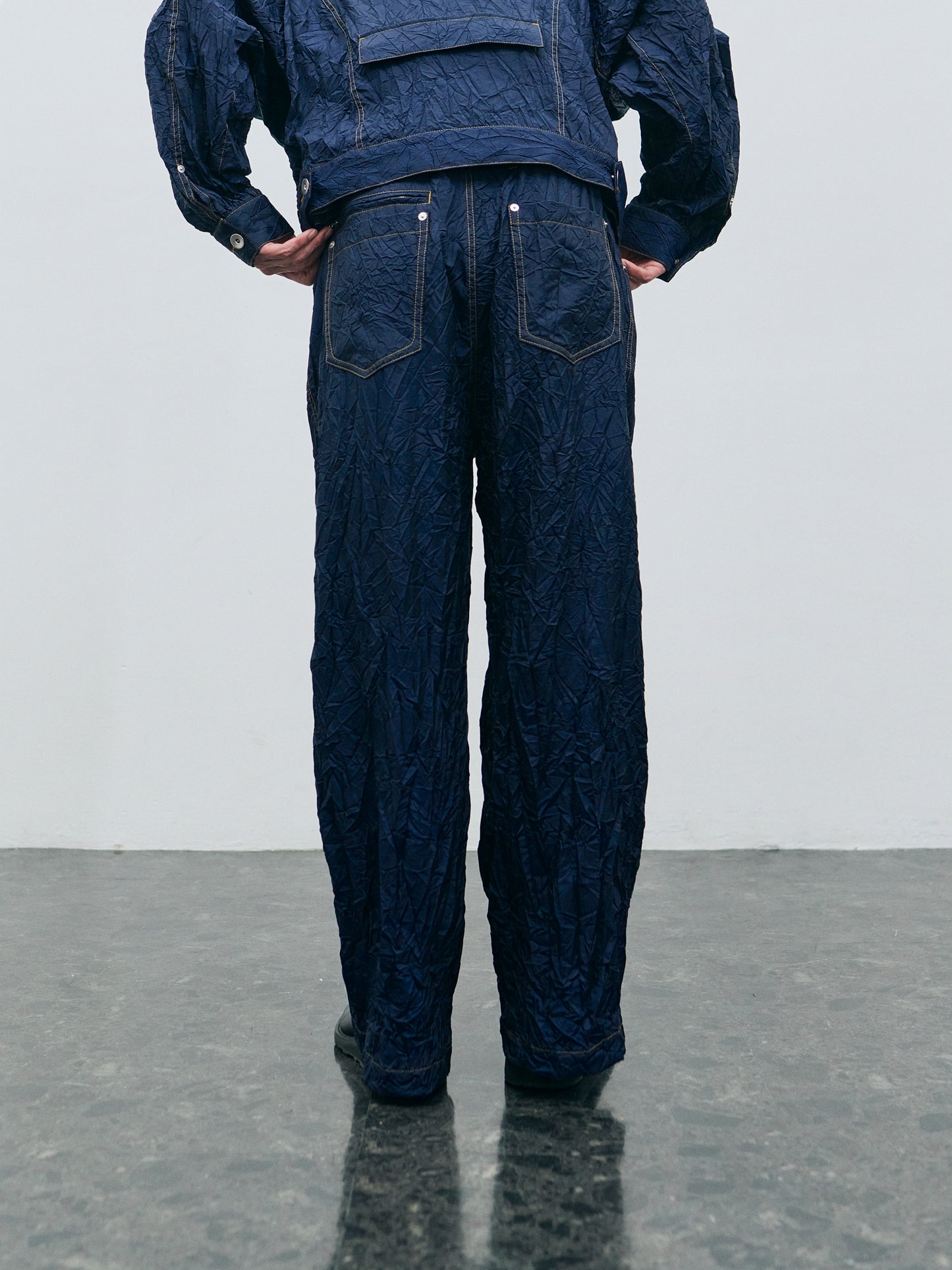 WRINKLE NYLON TD PANTS