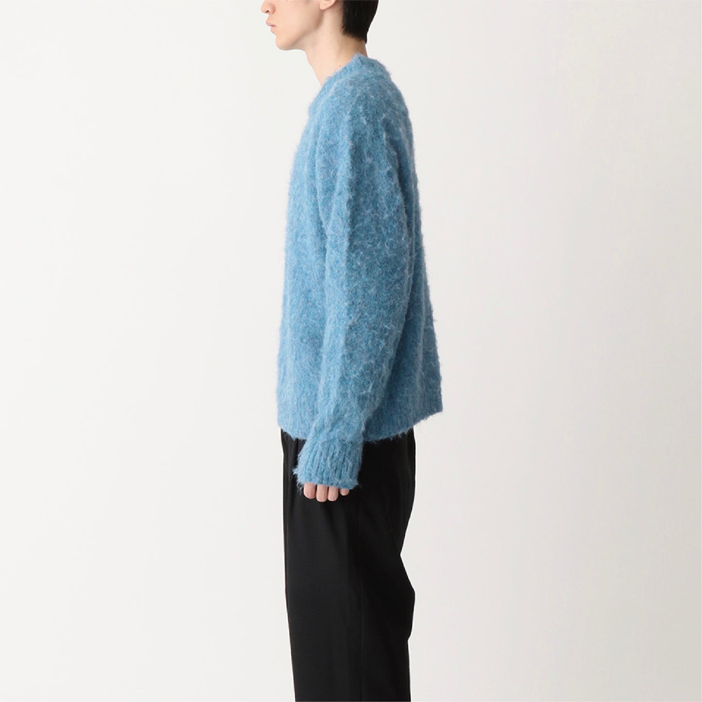 SHAGGY KNIT CREW P/O