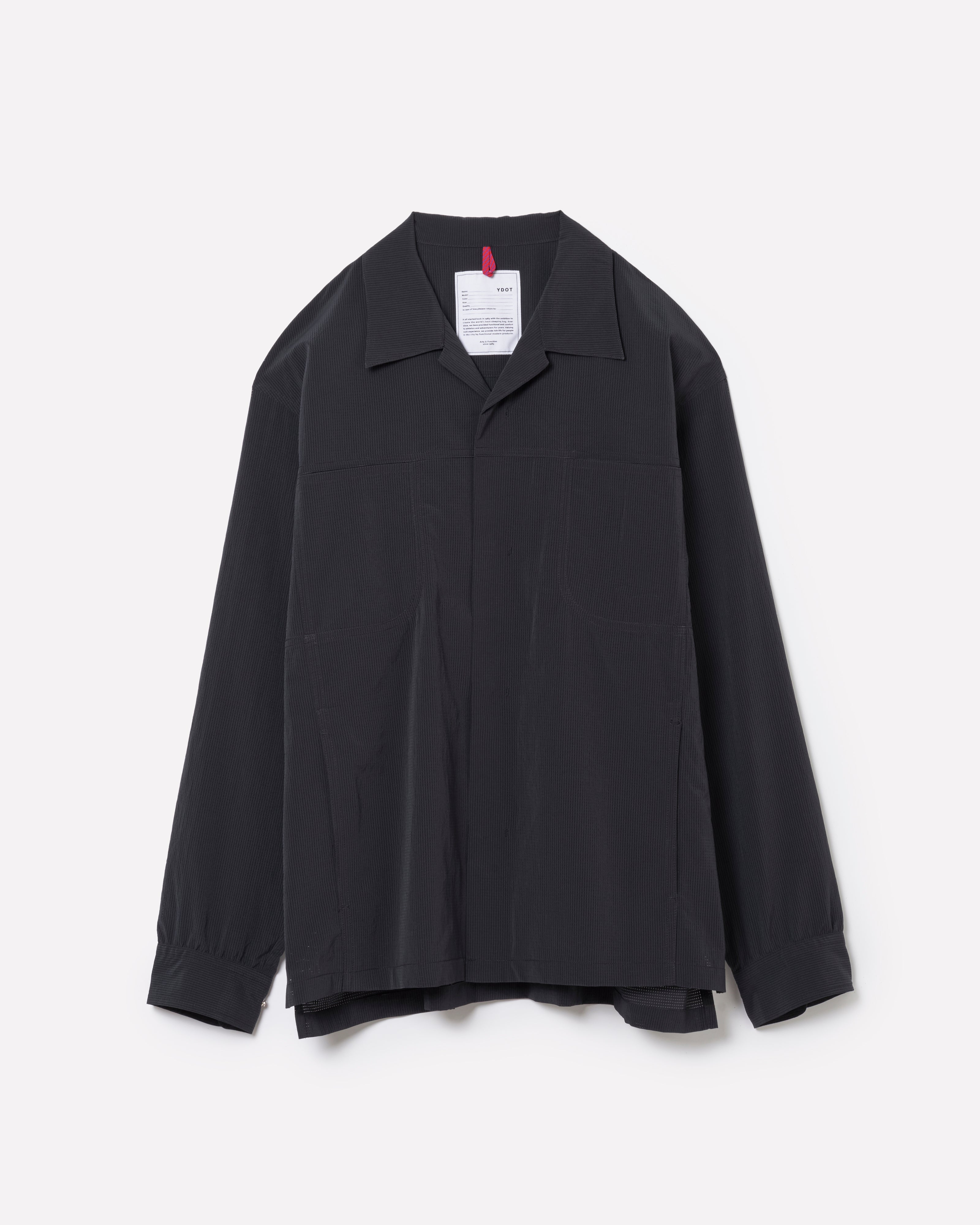 AIR VENT OPEN COLLAR SHIRT – YDOT OFFICIAL ONLINE STORE