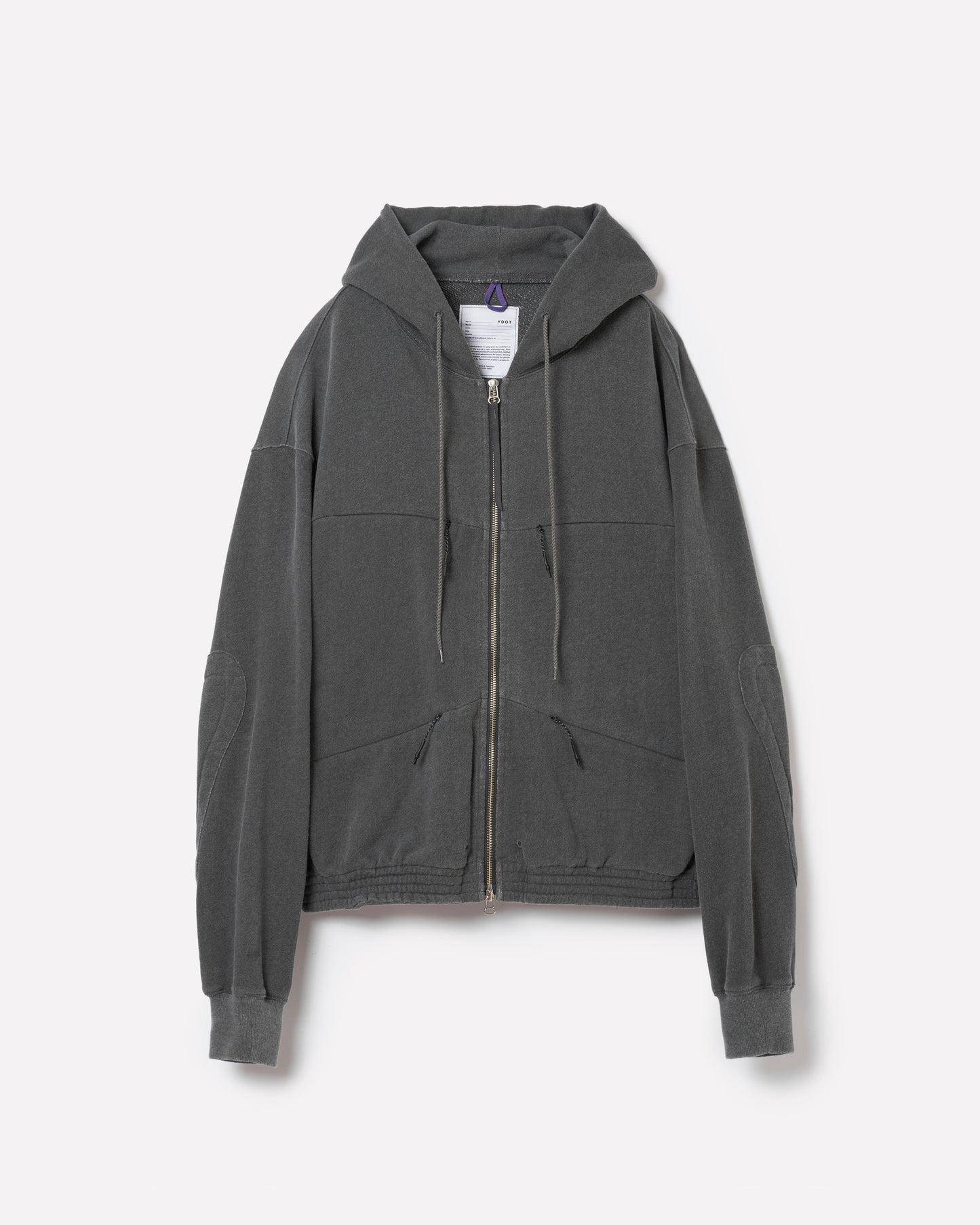 PIGMENT DYE 5ZIP HOODIE