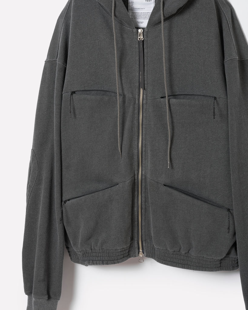 PIGMENT DYE 5ZIP HOODIE
