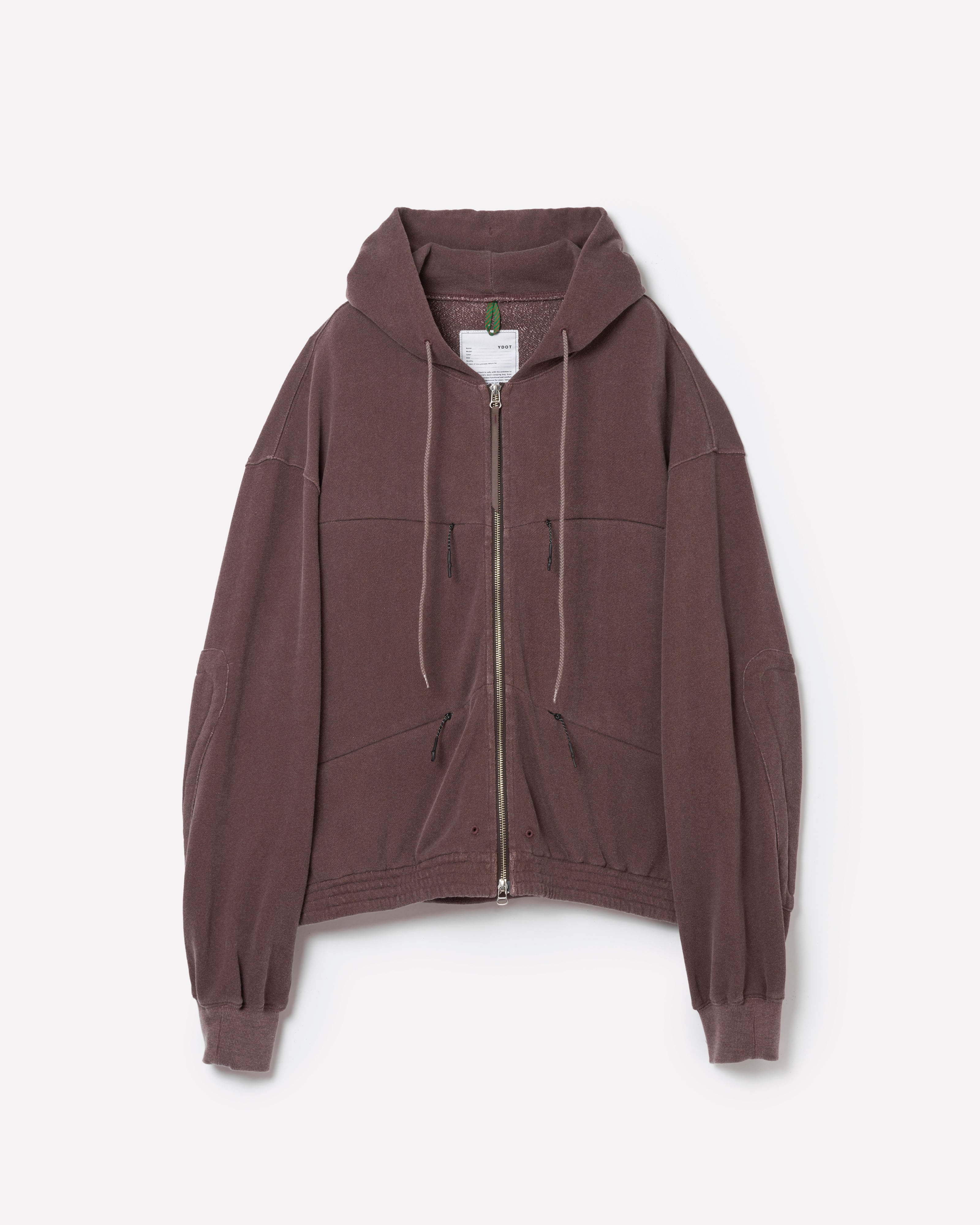 PIGMENT DYE 5ZIP HOODIE – YDOT OFFICIAL ONLINE STORE