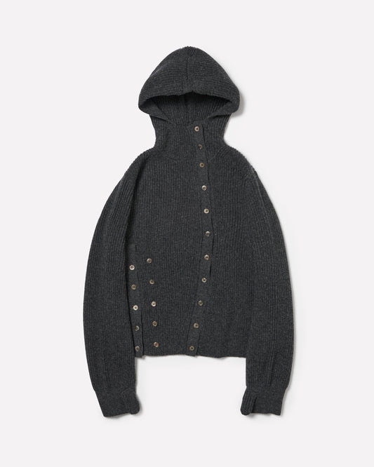 BALACLAVA CARDIGAN /MERINO