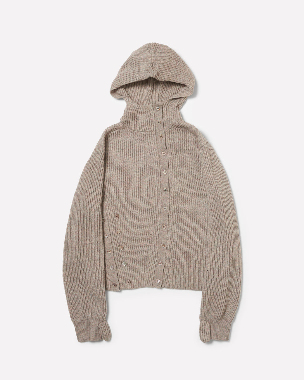 BALACLAVA CARDIGAN /MERINO