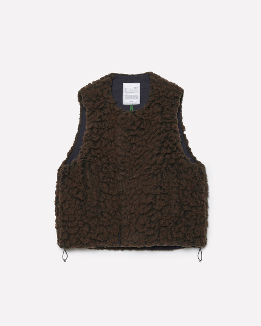 RAW FLEECE VEST