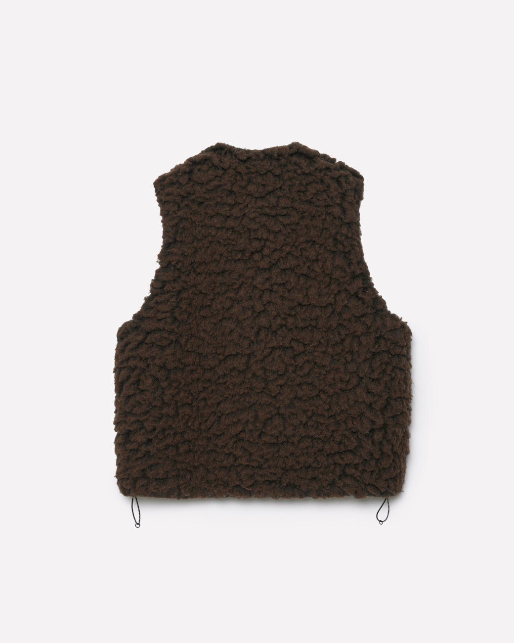 RAW FLEECE VEST