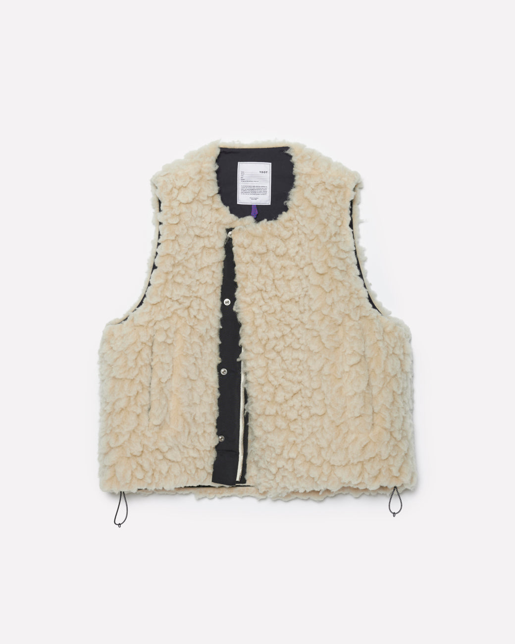 RAW FLEECE VEST