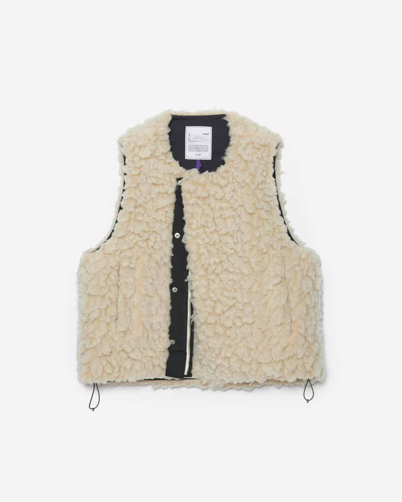 RAW FLEECE VEST