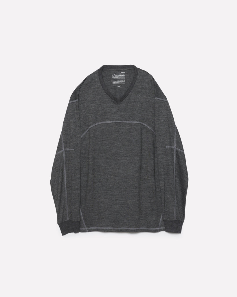 JUN MIKAMI × YDOT V NECK MERINO TOP