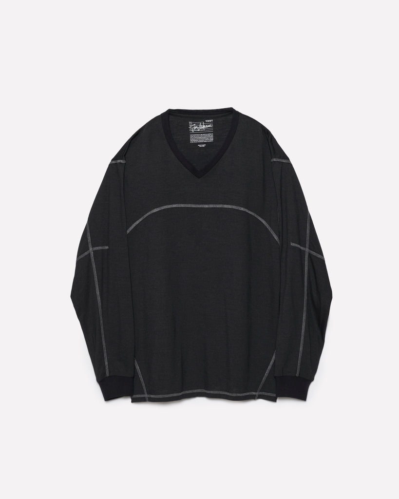 JUN MIKAMI × YDOT V NECK MERINO TOP