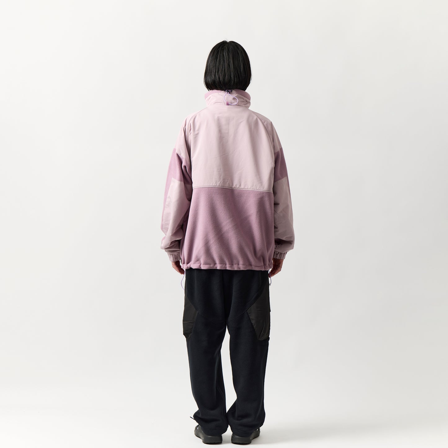 STAND NECK FLEECE JACKET