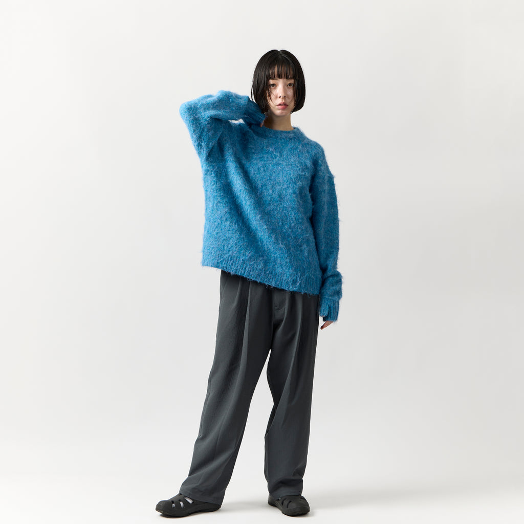 SHAGGY KNIT CREW P/O