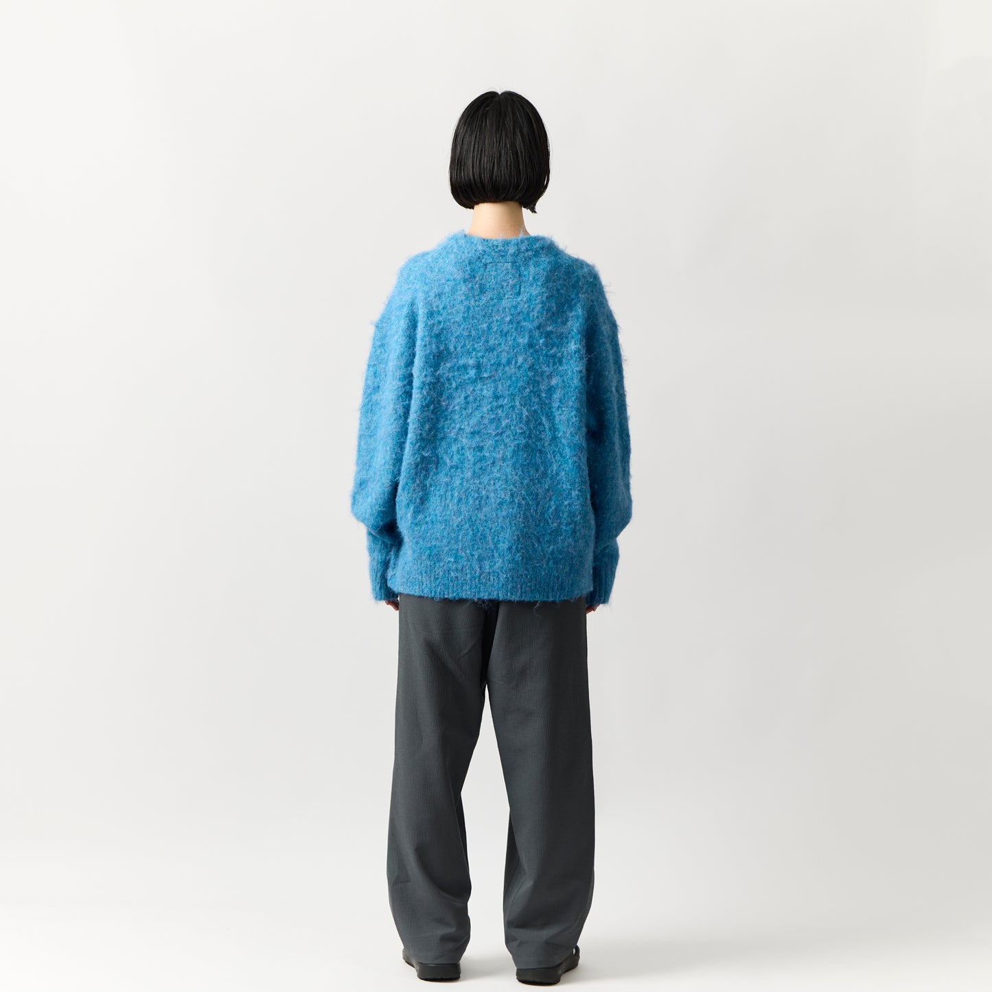 SHAGGY KNIT CREW P/O