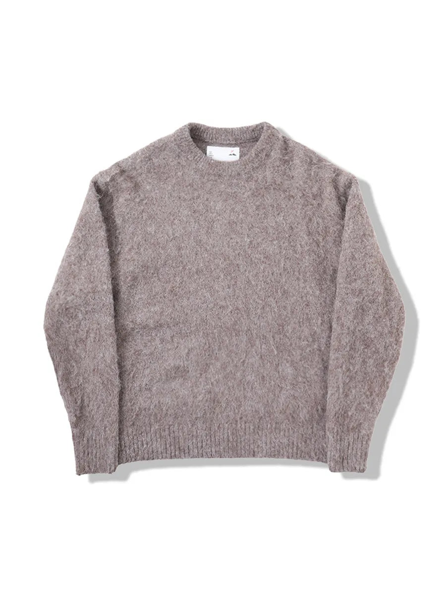 SHAGGY KNIT CREW P/O