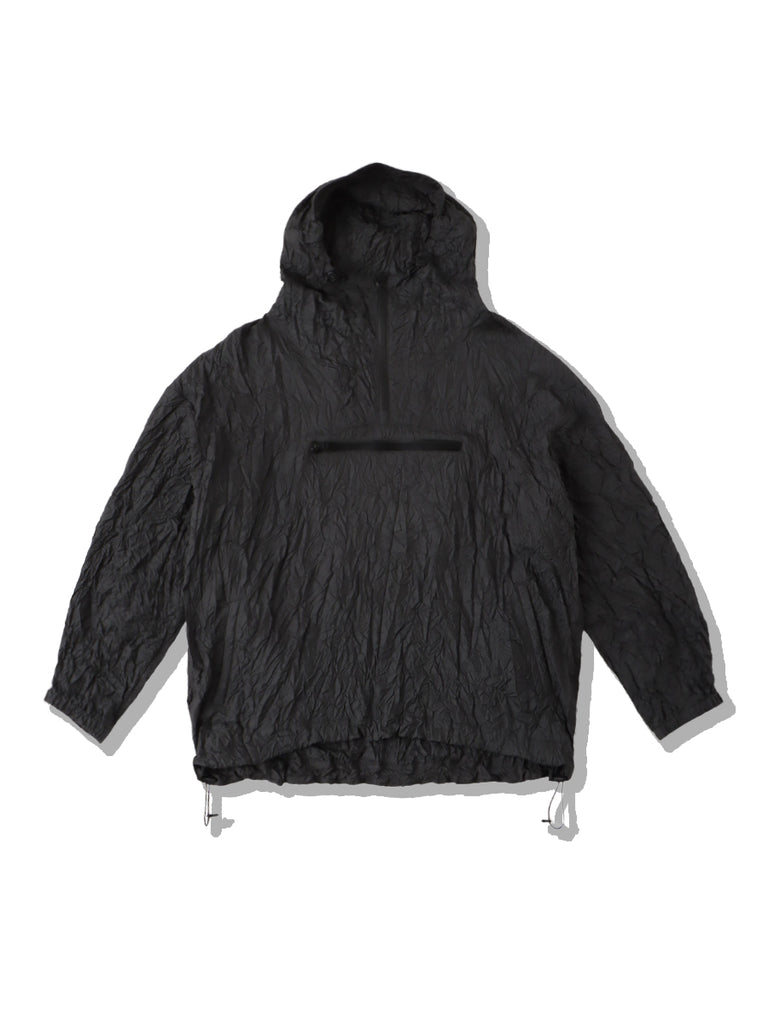 WRINKLE NYLON ANORAK JACKET