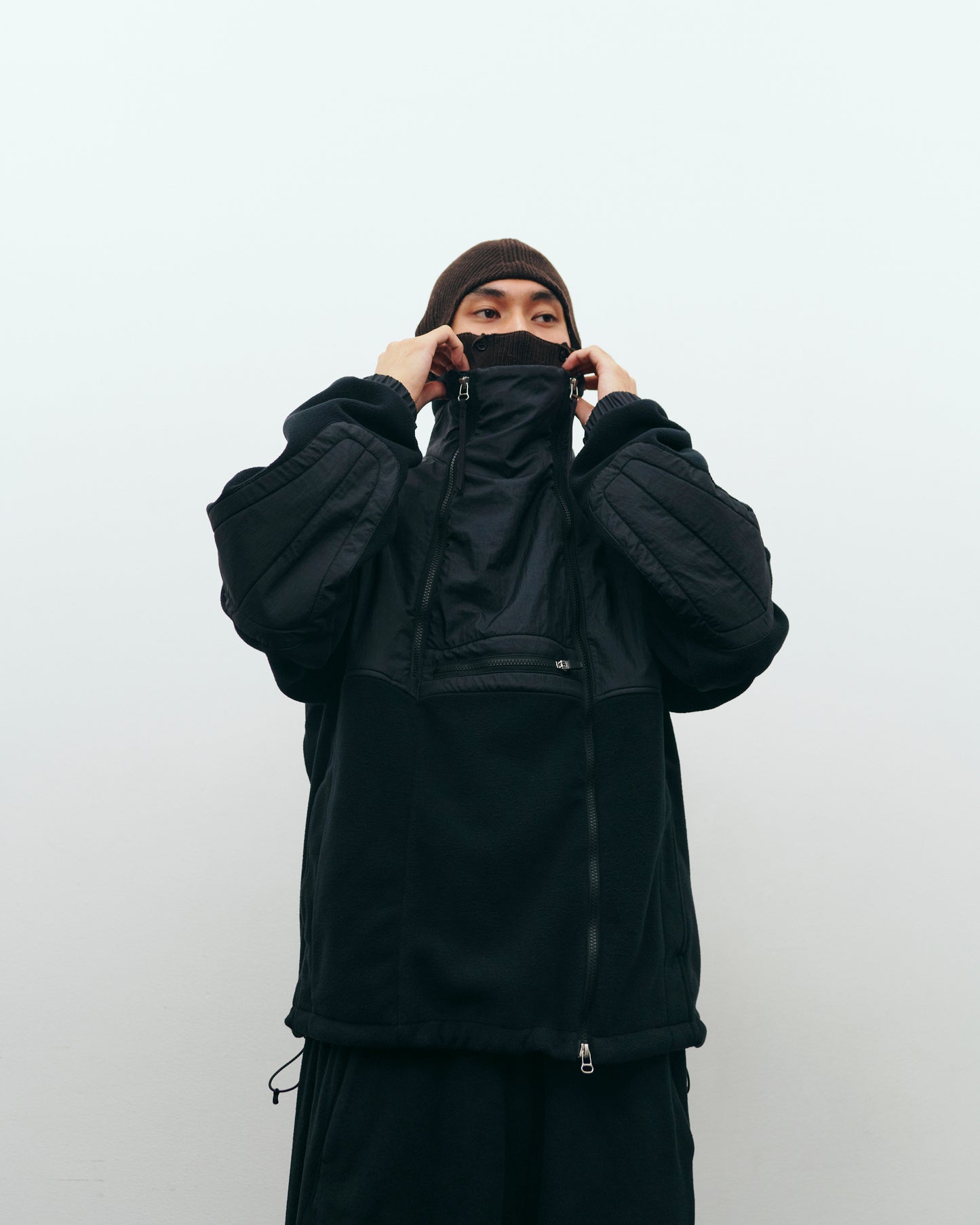 DOUBLE ZIP FLEECE JACKET