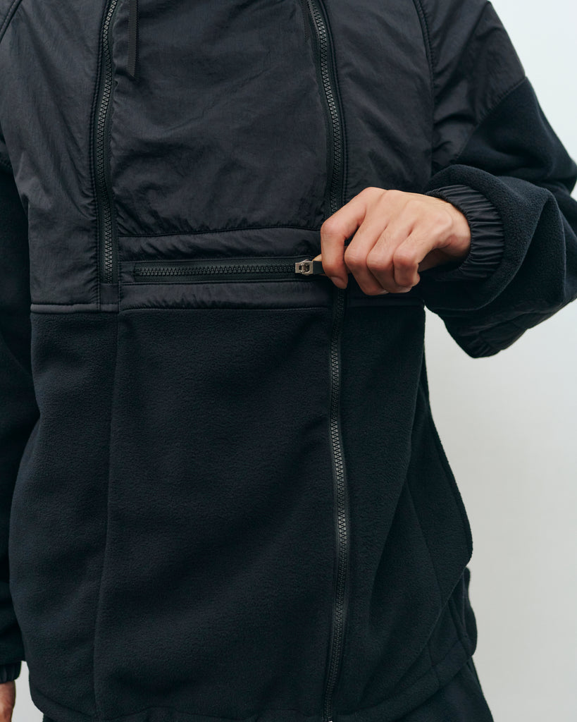 DOUBLE ZIP FLEECE JACKET