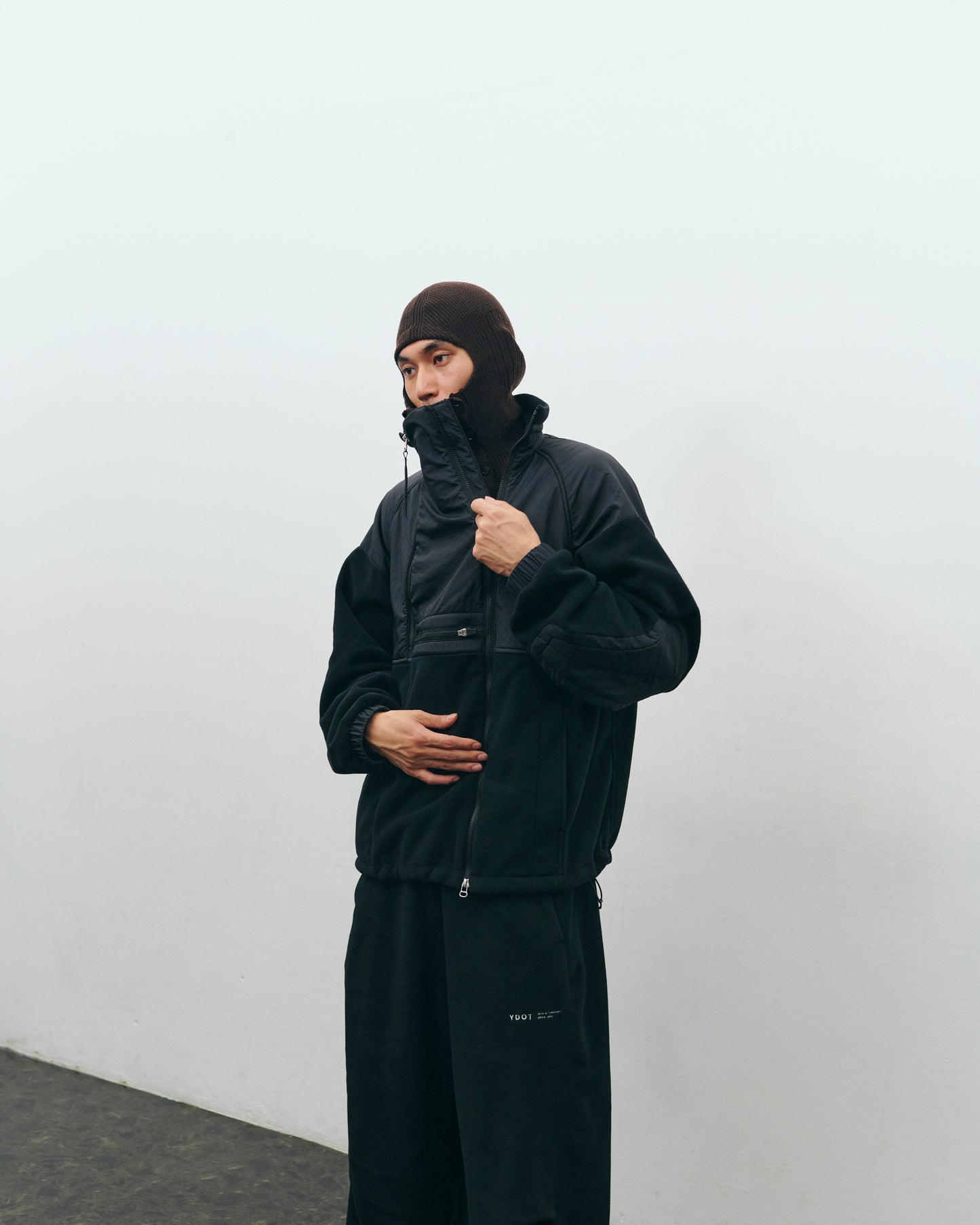 DOUBLE ZIP FLEECE JACKET