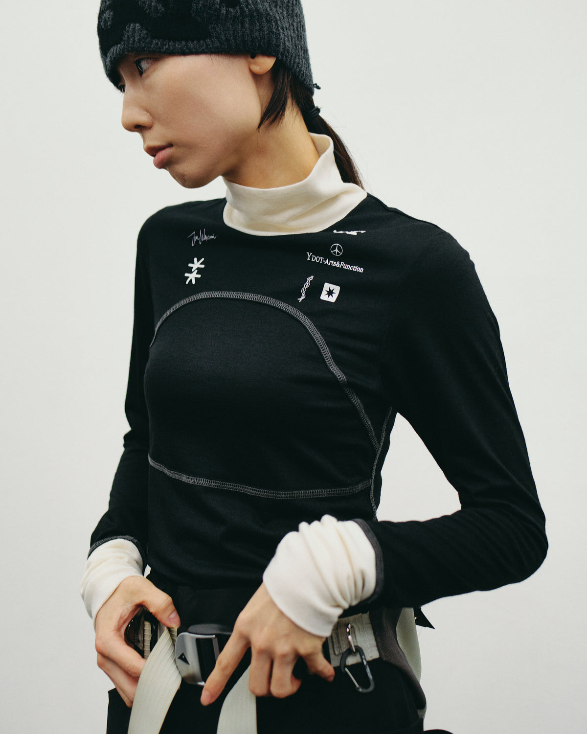JUN MIKAMI × YDOT HIGH NECK MERINO TOP
