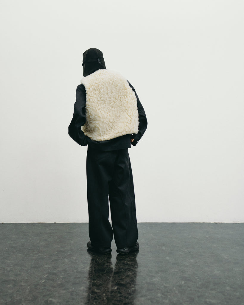 RAW FLEECE VEST