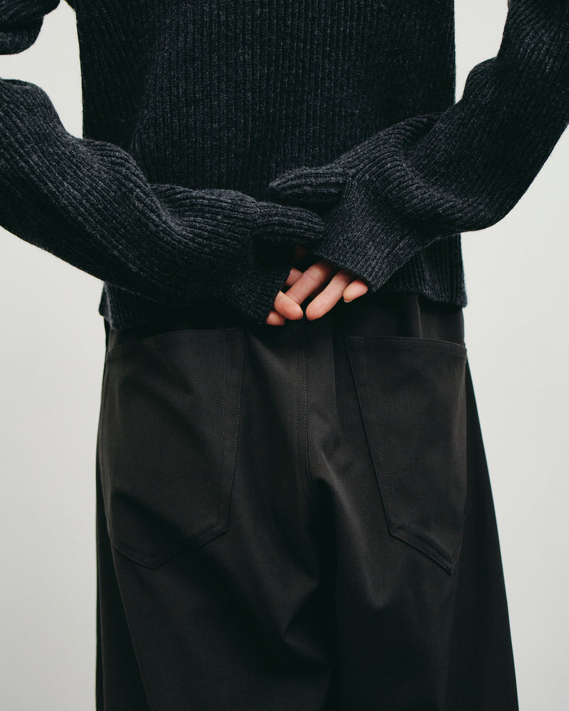 BALACLAVA CARDIGAN /MERINO