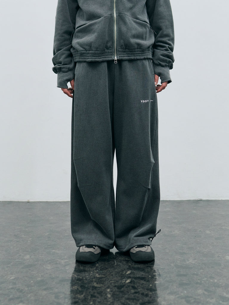 PIGMENT DYE CIRCLE BUGGY PANTS
