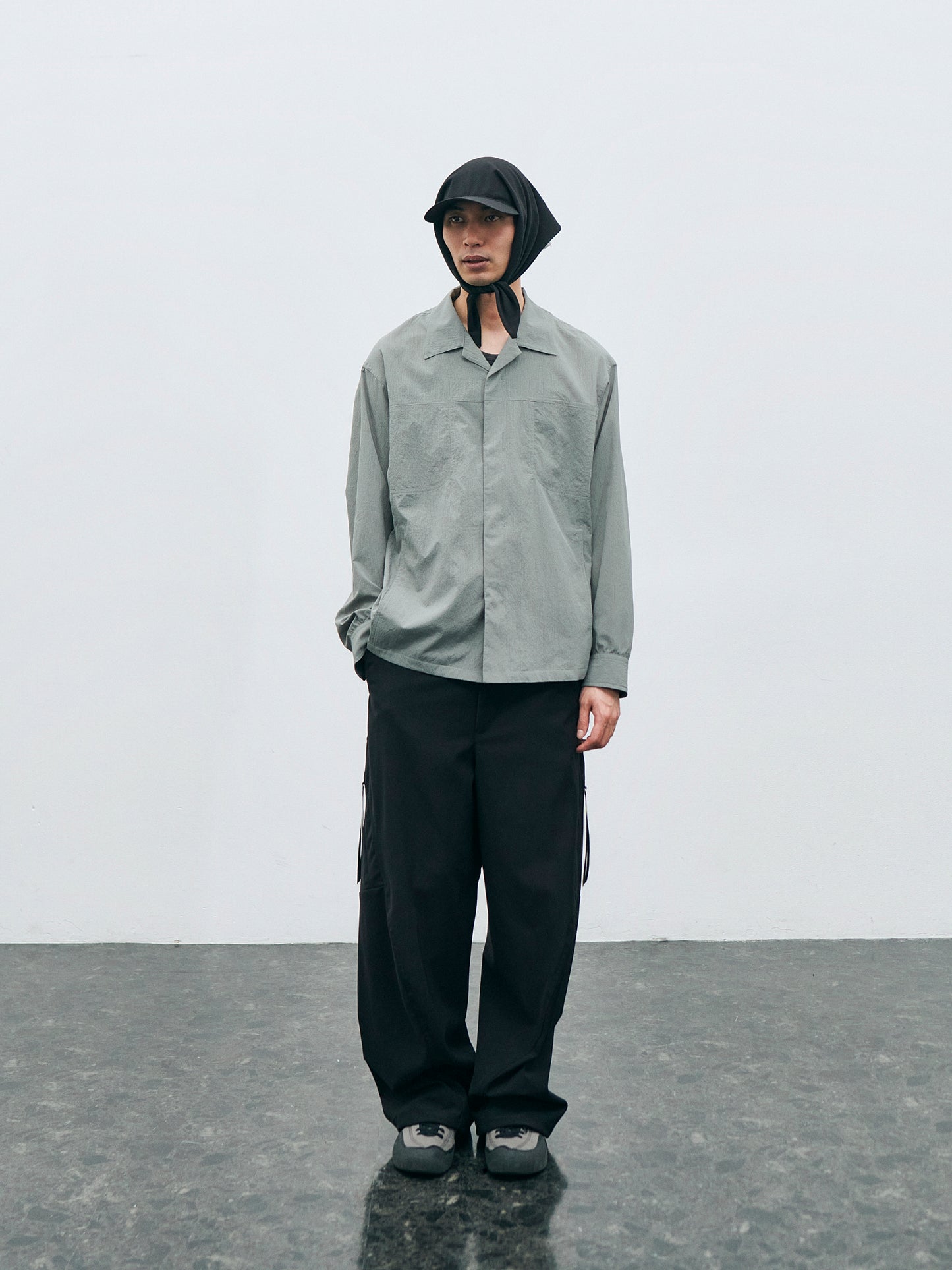 AIR VENT OPEN COLLAR SHIRT