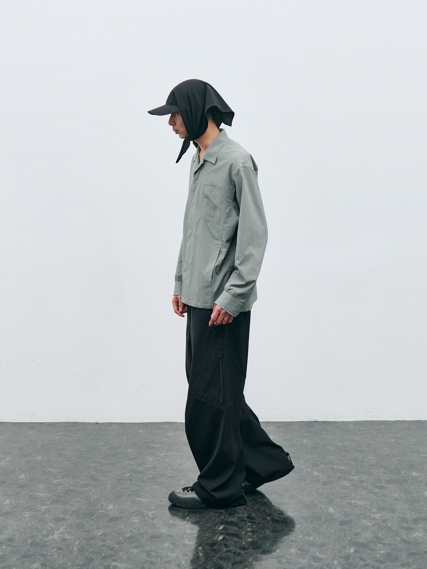 AIR VENT OPEN COLLAR SHIRT
