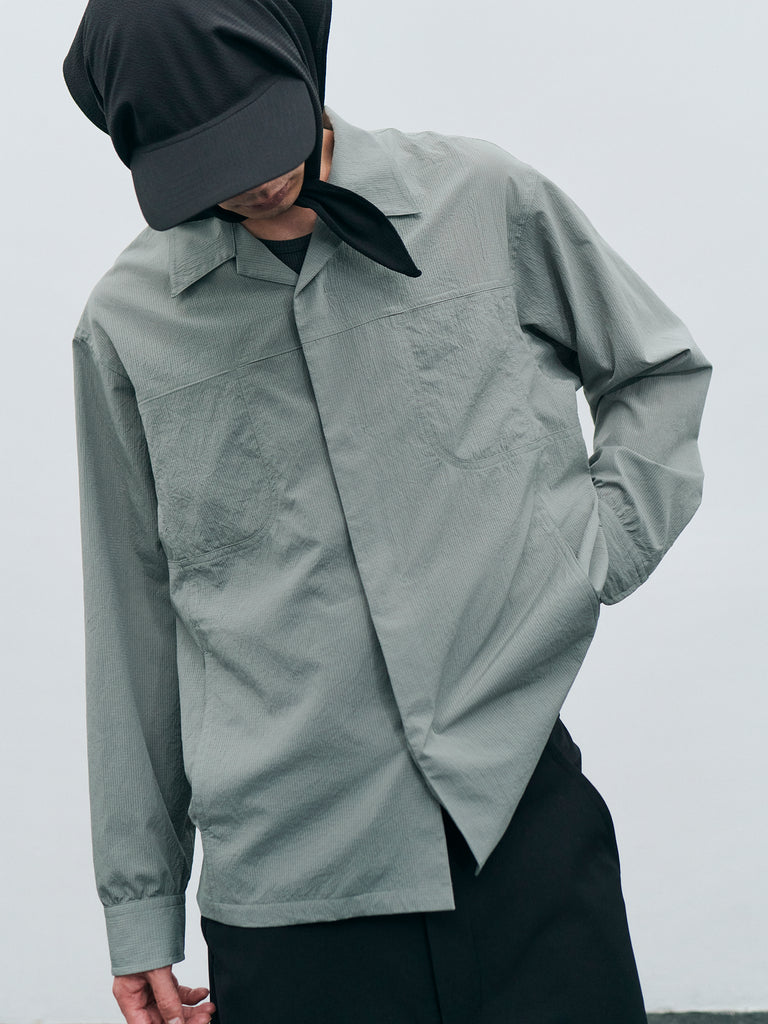 AIR VENT OPEN COLLAR SHIRT