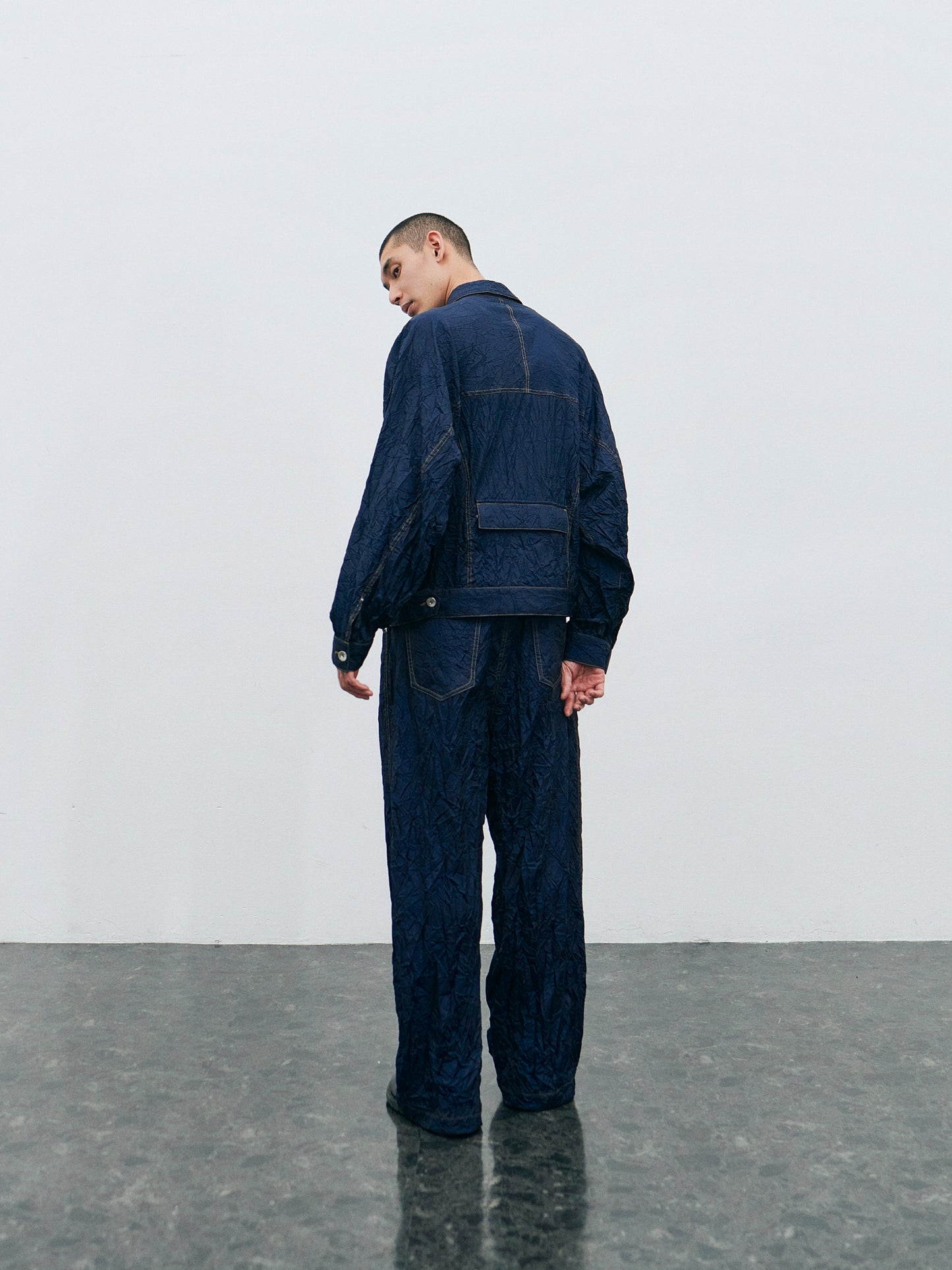 WRINKLE NYLON TT JACKET