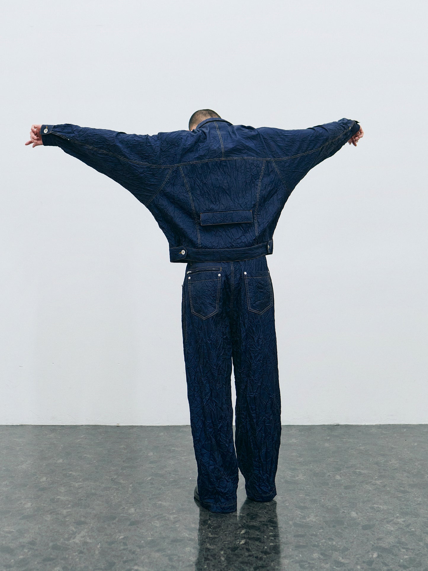 WRINKLE NYLON TT JACKET