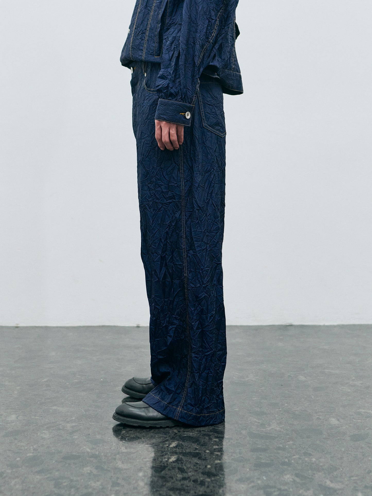 WRINKLE NYLON TD PANTS